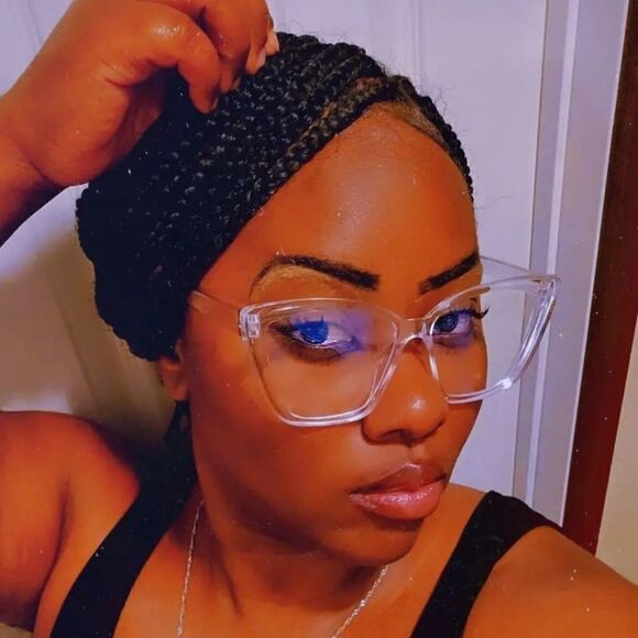 Transparent jelly color unisex glasses main image 4